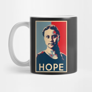 Greta Thunberg - Hope Poster Climate Activist Mug